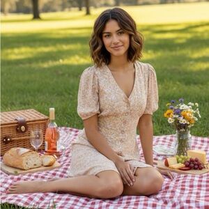 Sophie Rue Floral Button Down Sun Dress